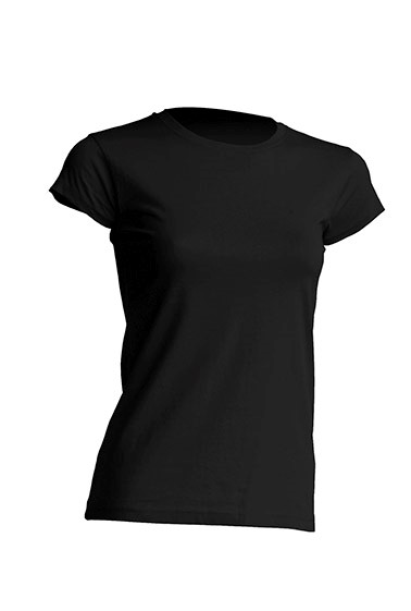 REGULAR T-SHIRT LADY nero